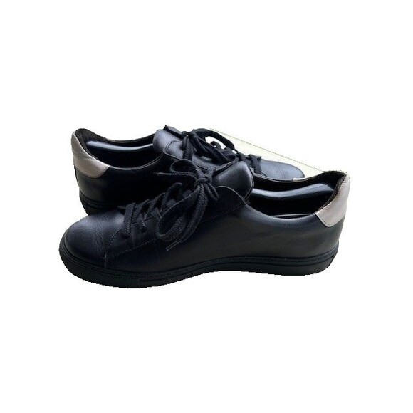G. Brown Mn’s sz 9.5M Puff Leather Sneakers 2565 Black/Black main image 4